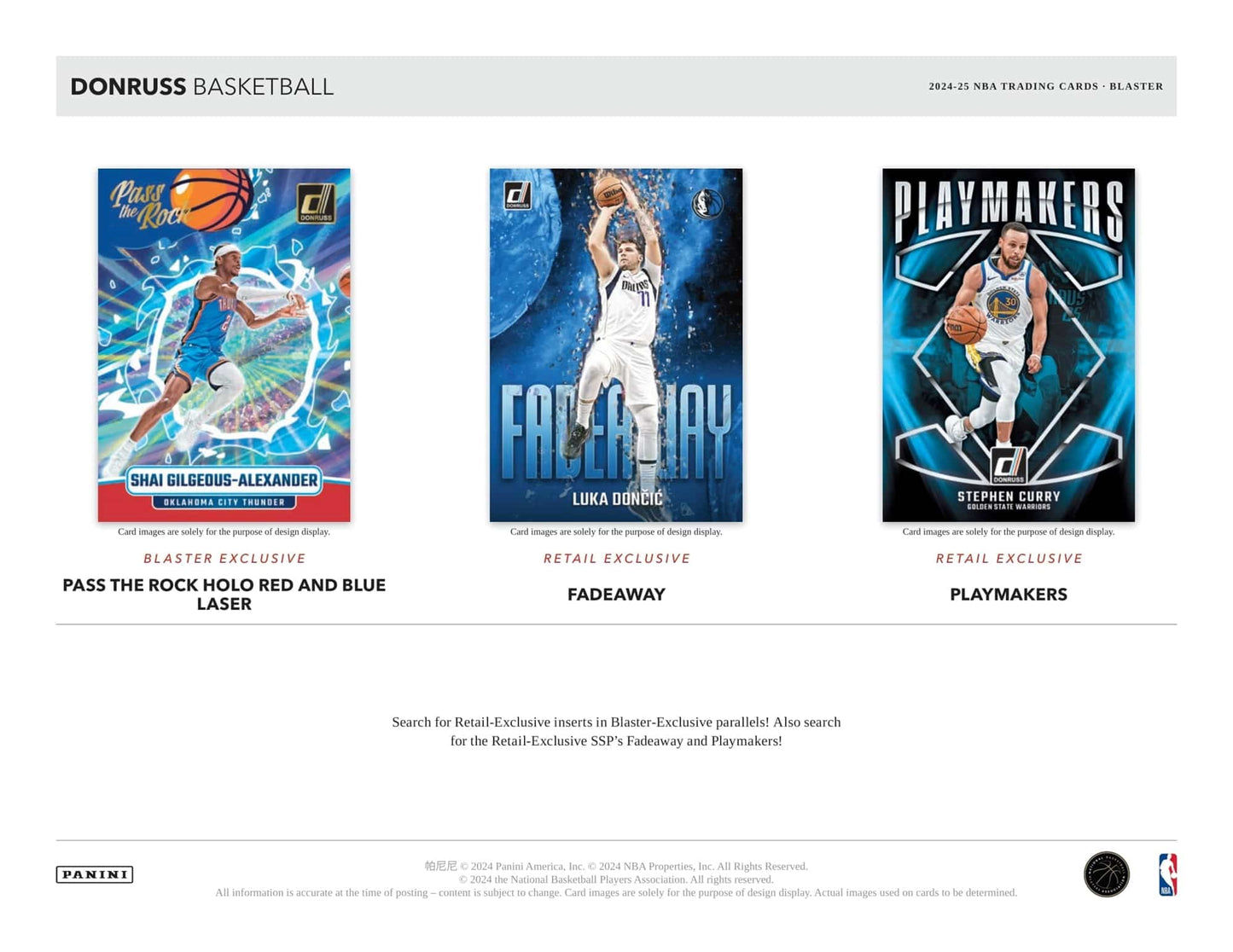2024-25 Panini Donruss Basketball Blaster Box