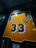 Mitchell & Ness Kareem Abdul-Jabbar Los Angeles Lakers Autographed & Inscribed Hardwood Classics #33 Replica Jersey - Limited Edition #33/33