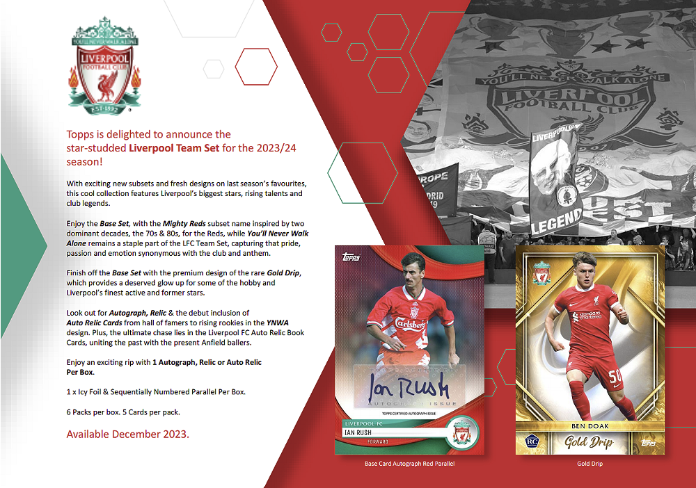 2023-24 Topps Liverpool Team Set