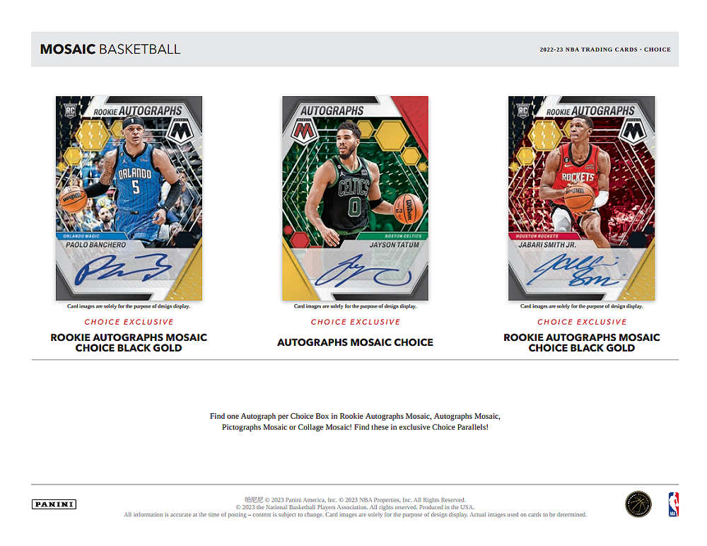 2022-23 Panini Mosaic Choice Case