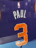 Chris Paul Phoenix Suns Autographed & Inscribed Nike #3 Swingman Jersey - Limited Edition #3/21