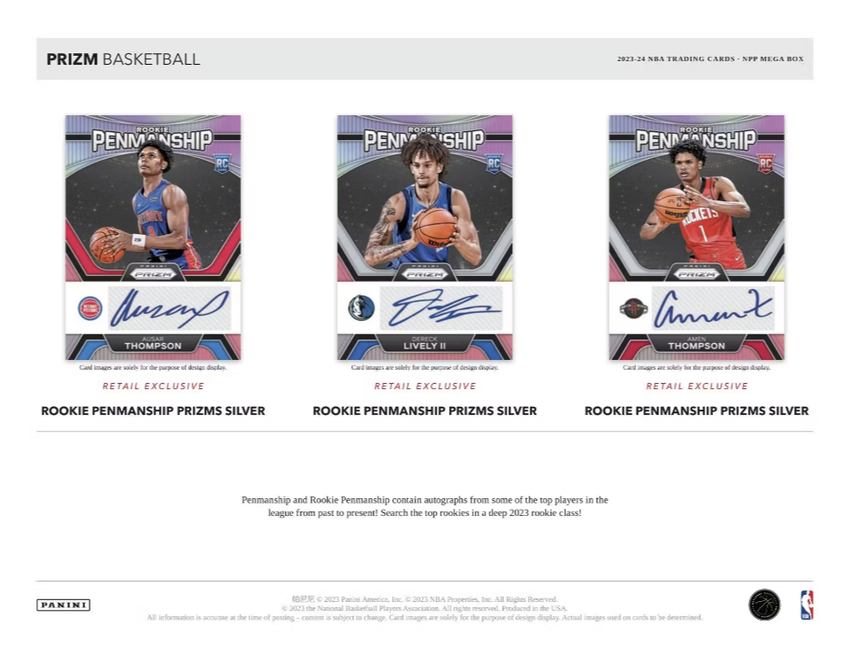 2023-24 Panini Prizm Basketball Mega (Pink Ice Prizms)