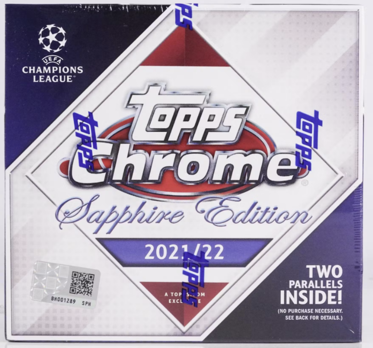2021-22 Topps UEFA Champions League Chrome Sapphire Soccer Hobby