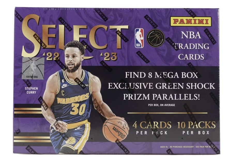 2022-23 Panini Select Basketball 40-Card Fanatics Mega Box (Green Shock)