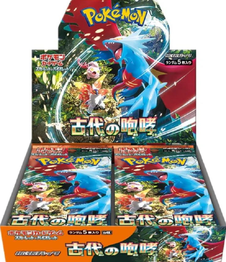 Pokemon TCG 朱與紫 SV4K 補充包「古代の咆哮」(Japanese)