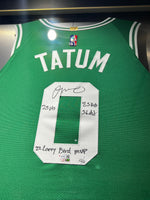 Jayson Tatum Boston Celtics Autographed & Inscribed 2020/21 Nike Icon #0 Authentic Jersey - Limited Edition #22/22