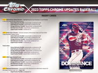 2023 Topps Chrome Update Series Baseball Hobby Jumbo
