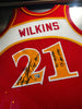 Dominique Wilkins Atlanta Hawks Autographed & Inscribed Mitchell & Ness 1986/97 Replica Jersey - Limited Edition #21/21