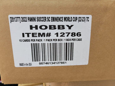 2022 Panini Eminence FIFA World Cup Qatar Soccer Hobby Case