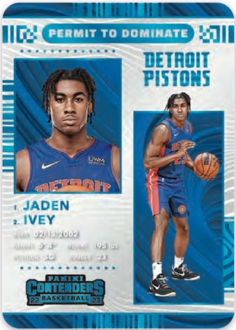 2022-23 Panini Contenders Basketball Hobby