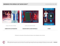 2022 Panini Eminence FIFA World Cup Qatar Soccer Hobby Case