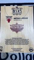 2016-17 UD Supreme Hard Court MICHAEL JORDAN AUTO 1/23 UDA