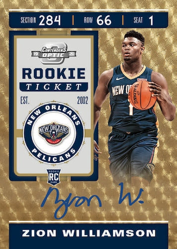 2019-20 Panini Basketball Optic Contenders